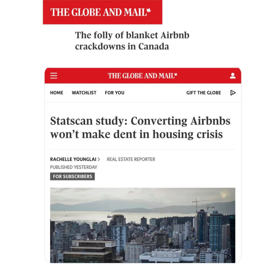 The Folly of Blanket Airbnb Crackdowns in Canada
